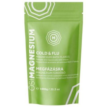 Fulgi de Baie cu Magneziu pentru Raceala si Gripa - OsiMagnesium Cold & Flu Magnesium Bath Flakes, 1000 g ieftina