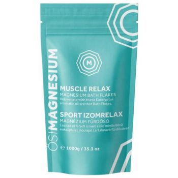 Fulgi de Baie cu Magneziu si Eucalipt - OsiMagnesium Muscle Relax Magnesium Bath Flakes, 1000 g