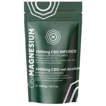 Fulgi de Baie Infuzati cu CBD - OsiMagnesium 1000 mg CBD Infused Magnesium Bath Flakes, 1000 g ieftina