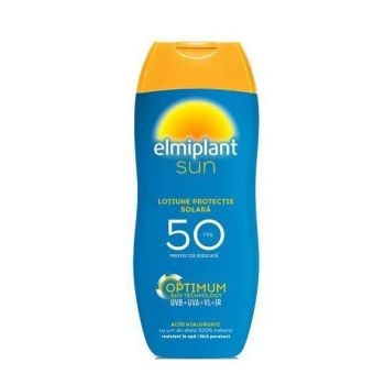 Lotiune cu protectie solara ridicata SPF 50 Optimum Sun Elmiplant (Concentratie: Lotiune, Gramaj: 200 ml)