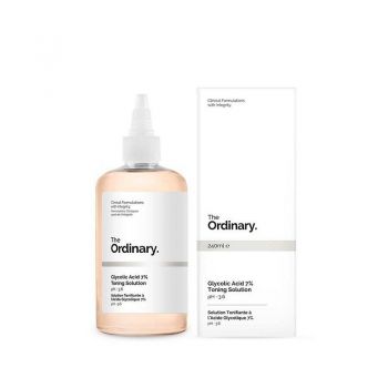 Solutie tonica cu acid glicolic 7% The Ordinary 240 ml (Gramaj: 240 ml) Solutie tonica cu acid glicolic 7% The Ordinary 240 ml (Gramaj: 240 ml)
