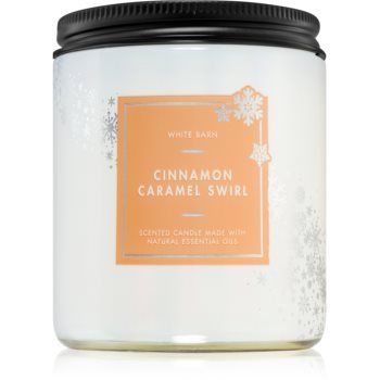 Bath & Body Works Cinnamon Caramel Swirl lumânare parfumată