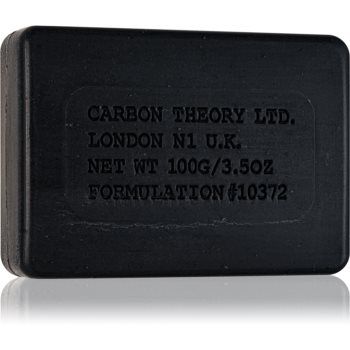 Carbon Theory Charcoal & Tea Tree Oil săpun solid pentru curățare pentru netezirea pielii