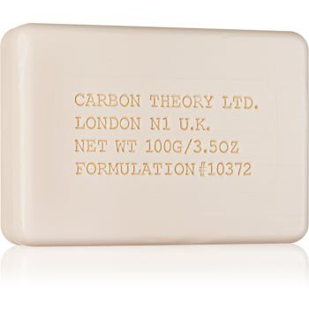 Carbon Theory Salicylic Acid & Shea Butter sapun gentil pentru curatare cu efect exfoliant