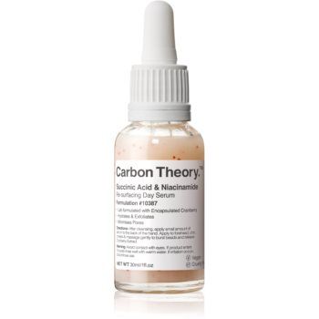 Carbon Theory Succinic Acid & Niacinamide ser facial regenerant pentru pielea problematica