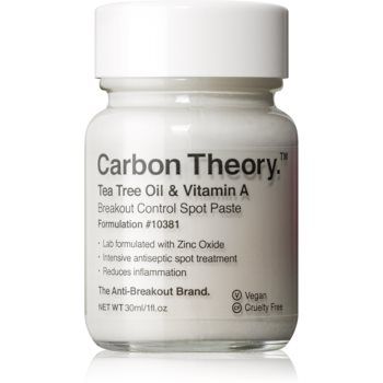 Carbon Theory Tea Tree Oil & Vitamin A tratament topic pentru acnee de firma originale