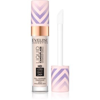 Eveline Cosmetics Liquid Camouflage Corector rezistent la apa cu acid hialuronic