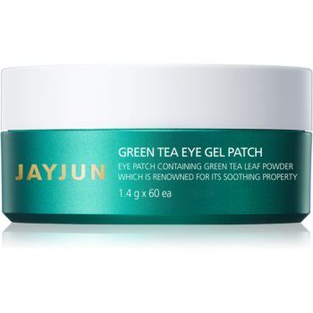 Jayjun Eye Gel Patch Green Tea masca hidrogel pentru ochi pentru luminozitate si hidratare