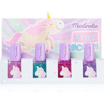Martinelia Little Unicorn Nail Polish Set set de lacuri de unghii Pink, Blue, Purple, Fuchsia (pentru copii) ieftin