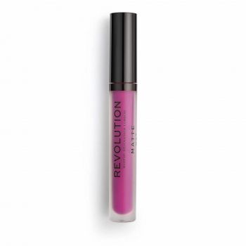 Ruj lichid Makeup Revolution, Matte, Vegan, 3 ml (Nuanta Ruj: 145 Vixen)