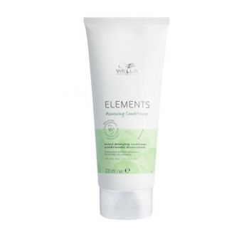 Balsam de Par Vegan pentru Toate Tipurile de Par - Wella Professionals Elements Renewing Conditioner, varianta 2023, 200 ml