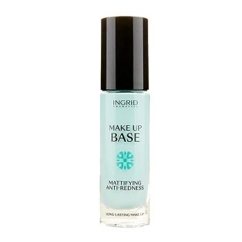 Baza de machiaj Matifiere si Anti-Roseata Ingrid, 30 ml