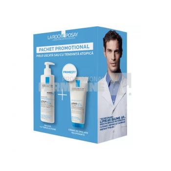 La Roche Posay Pk Lipikar Baume Light AP+M balsam cu tripla actiune 400 ml + Lipikar Syndet AP+ 200 ml