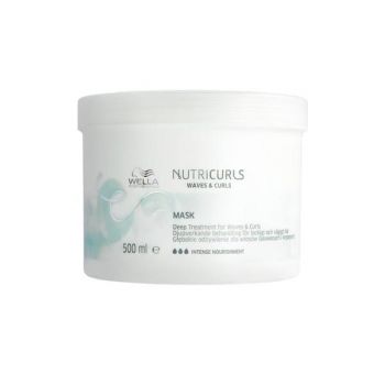 Masca Hidratanta pentru Parul Cret si Ondulat - Wella Professionals Nutricurls Deep Treatment for Waves & Curls, varianta 2023, 500 ml