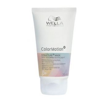 Masca pentru Par Vopsit de Mentinere a Culorii si Fortifiere - Wella Professionals Color Motion+ Travel Size, varianta 2023, 75 ml ieftina