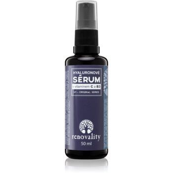 Renovality Original Series Hyaluronic Serum with Vitamin C and B3 ser facial pentru toate tipurile de ten