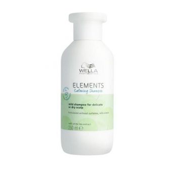 Sampon Vegan pentru Scalp Uscat si Sensibil - Wella Professionals Elements Calming Shampoo, varianta 2023, 250 ml