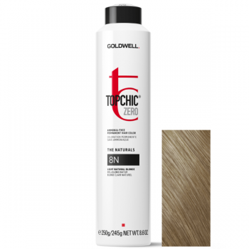 Vopsea permanenta de par fara amoniac Goldwell Topchic Zero 8N 250ml