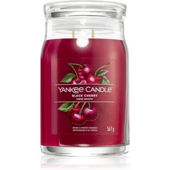 Yankee Candle Black Cherry lumânare parfumată Signature