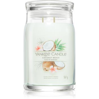Yankee Candle Coconut & Beach lumânare parfumată Signature