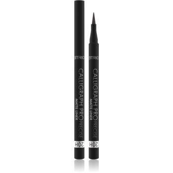 Catrice Calligraph Pro Precise 20h eyeliner în fix cu efect matifiant