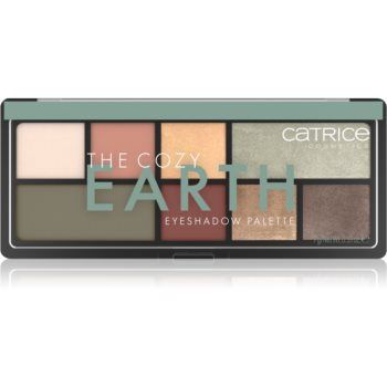 Catrice The Cozy Earth paletă cu farduri de ochi