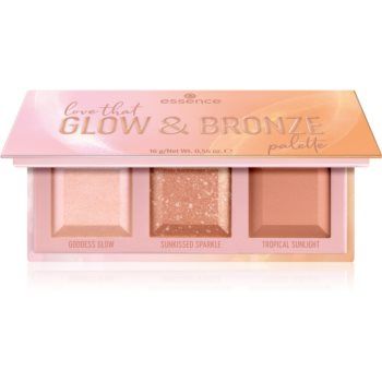 Essence love that GLOW & BRONZE Patela pentru conturul fetei