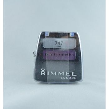 Fard de pleoape Rimmel COLOUR Rush trio Eyeshadow - Dark Angel