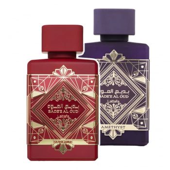 Pachet 2 parfumuri, Badee Al Oud Amethyst 100 ml si Badee Al Oud Sublime 100 ml