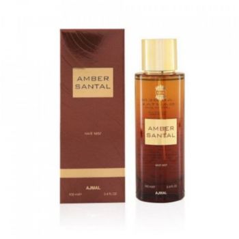 Parfum pentru par Ajmal Amber Santal Hair Mist, 100 ml