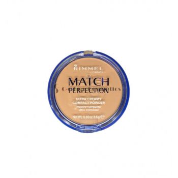 Pudra compacta ultra cremoasa Rimmel Match Perfection -True Ivory de firma originala