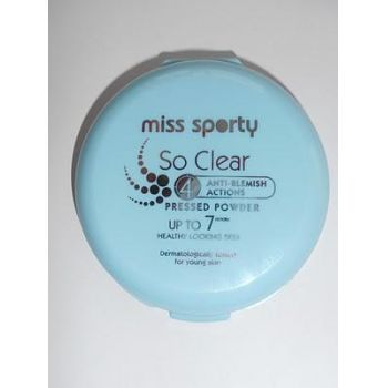 Pudra Miss Sporty So Clear Pressed Powder – Transparent de firma originala