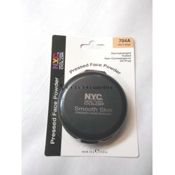 Pudra NYC Pressed Face Powder - Warm beige de firma originala