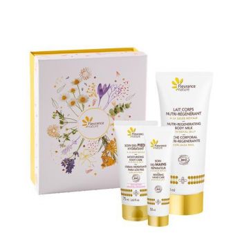 Set cadou cosmetice bio tratamente corp - Gelée Royale Body, Fleurance Nature ( Lapte corp 200ml + Tratment 50ml + Tratament 75ml )
