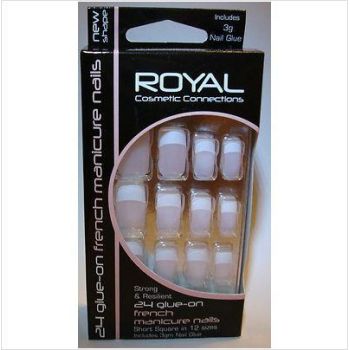 Unghii False Royal French cu adeziv