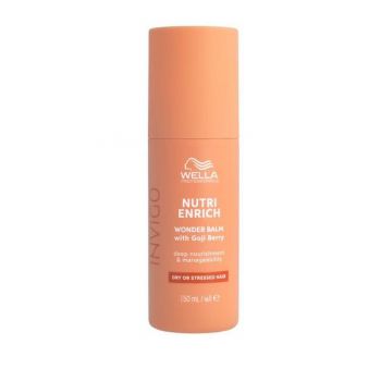 Balsam Hidratant Fara Clatire pentru Par Uscat si Deteriorat - Wella Professionals Invigo Nutri-Enrich Wonder Balm, varianta 2023, 150 ml la reducere