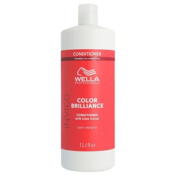 Balsam pentru Par Vopsit cu Fir Gros - Wella Professionals Invigo Color Brilliance Coarse, varianta 2023, 1000 ml