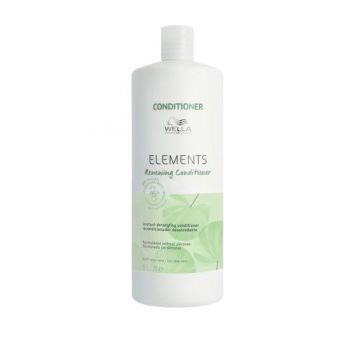 Balsam Vegan pentru Toate Tipurile de Par - Wella Professionals Elements Renewing Conditioner, varianta 2023, 1000 ml la reducere