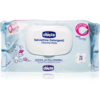 Chicco Cleansing Wipes Blue servetele delicate pentru copii
