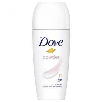 Deodorant roll on antiperspirant pentru femei Powder, 50 ml, Dove