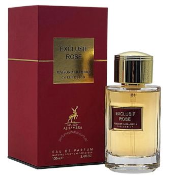 Maison Alhambra Exclusif Rose Apa de Parfum Unisex, 100 ml (Concentratie: Apa de Parfum, Gramaj: 100 ml)