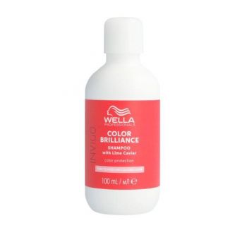 Sampon pentru Par Vopsit Fir Subtire/Normal - Wella Professionals Invigo Color Brilliance Fine/Normal Shampoo Travel Size, 100 ml