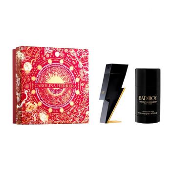 Set Cadou Carolina Herrera Bad Boy Apa de Toaleta, 50 ml + Deodorant Stick, 75 ml