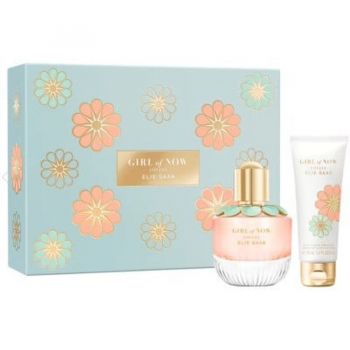 Set cadou Elie Saab Girl of Now Lovely, Apa de Parfum, Femei, 50 ml + Lotiune de corp, 75 ml