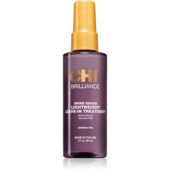 CHI Brilliance Shine Serum Lightweight Leave-in Ttreatment ser cu textura fina pentru un par stralucitor si catifelat