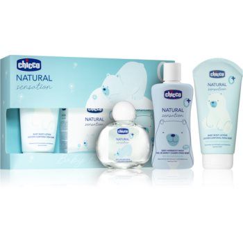 Chicco Natural Sensation Baby Essential set cadou 0+ pentru nou-nascuti si copii