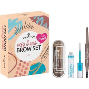 essence easy & WOW set cadou Light(pentru sprâncene) culoare ieftin