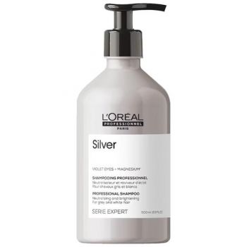 Sampon pentru Neutralizarea Tonurilor Galbene - L'Oreal Professionnel Magnesium Silver Shampoo, 500 ml de firma original