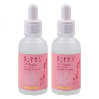 Ser Calmant si Reparator Ushas Rugosa Rose Essential Oil, set 2 buc