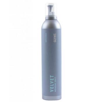 Spuma pentru par, fixare usoara Velvet Glynt, 500 ml